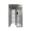 Sistema de control de acceso de torniquete trípode de altura completa compatible con reconocimiento facial, lectura de tarjetas e identificación por código QR, con una puerta de paso anti-colisión engrosada