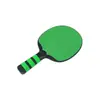 Popular pala de tenis de mesa de goma para principiantes, adecuada tanto para agarre directo como horizontal, ligera, resistente a los golpes, alta elasticidad, se puede personalizar con logo, disponible en stock