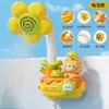 Baño de verano para bebé ducha eléctrica de girasol niños adorable pato carro de agua bebé baño jugar juguetes de agua al por mayor
