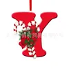 Transfronteiriço Novo Criativo Inglês Carta Pendurada Acrílico Plana Árvore de Natal Casa Decoração de Festa Presente
