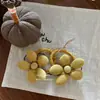 Paquete de 2 Scrunchies Coreanos 2026 Nuevos de Pana con Flores, Accesorios para el Cabello de Hilo de Alta Elasticidad, Modernos y Dulces para Mujer