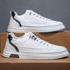 Zapatos de Hombre 2024, Modernos y Casuales, Zapatos Blancos de Cuero Realmente Súper Suave, Zapatos de Cuero para Hombre, Zapatos de Suela Blanda, Zapatos Elásticos Ligeros