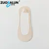 Calcetines Invisibles de Verano para Mujer, 100% Algodón, Antibacterianos, Resistentes al Olor, Delgados, Color Sólido, Antideslizantes en el Talón, Cortos de Corte Bajo para Mujer