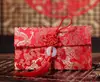 Suministros Festivos para Bodas Tela de Seda Sobre Rojo Estilo Chino Bordado Tela de Brocado Sobre Rojo Modificado Sobre Rojo Creativo
