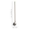 Colher-canudo de aço inoxidável 304 transfronteiriça criativa em formato de flor de uso duplo para misturar bebidas e café colher-canudo