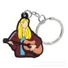 Personaje de TV Americano Dibujo Animado Llavero Cadena para Bolsa Jeans Colgante PVC Goma Suave Llavero Estampado LOGOTIPO