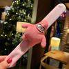Pulsera de peluche de dibujos animados para niños, decoración creativa, accesorios para el cabello, regalos de boda
