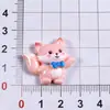 Acessórios de resina de animais de desenho animado para projetos DIY: adequado para tamancos, chaveiros, garrafas de água, elásticos de cabelo, presilhas de cabelo, capas de celular e bolsas