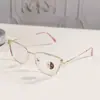 Monturas de gafas de ojo de gato a la moda, monturas de gafas lisas de moda europeas y americanas, gafas fotocromáticas anti-luz azul de metal de comercio exterior transfronterizo