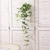 Rattan de Clematis Artificial Pendurado na Parede Rattan de Planta Artificial Rattan Floral Folha Decorativa Vinha Planta Verde Vinha de Folha Verde