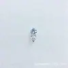 ASTMF-13 Aleación de Titanio Ultra Pequeños Aretes de Stud de Circonita Forma de Cacahuete Pequeño Titanio G23 Rosca Interna Circonita Aretes de Stud de Labio Perforación