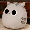 Almofada Fofa de Gato Dumpling Brinquedo de Pelúcia de Gato Grande Almofada de Cabeceira Almofada para Sofá Cadeira Presente para Crianças