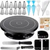 Amazon Juego de Base Giratoria para Pasteles de 71 Piezas, Boquillas Decoradoras de Crema para Pasteles, Raspador de Crema, Manga Decoradora de TPU