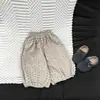 Pantalones de linterna retro estilo bosque para bebé de otoño, bombachos holgados con puño y estampado floral pequeño de moda para niños, pantalones casuales para niños pequeños