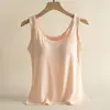 Camisola de Mujer Modal Tubo con Almohadilla en el Pecho Ropa Interior Fina Deportiva Yoga Base Sujetador de Verano
