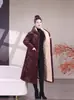 Chamarra de Algodón Gruesa y Cálida con Capucha de Franela Extra Larga Acolchada con Forro de Felpa Ropa de Trabajo Invierno Ropa para el Hogar Mujer