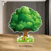 Héroe Lluvia Llega Sima Guang Rompe el Jarrón Atrezo Juego Fondo Tablero KT Guardería Bosque Árbol Grande Actuación Infantil Leide Zhu