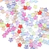 Estrella Transparente de Acrílico Estrella de Cinco Puntas Cuentas Accesorios Hechos a Mano DIY Estilo Antiguo Borla Materiales Mayoreo