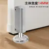 Batente de Porta de Aço Inoxidável 304 com Ventosa Ajustável para Chão, Fundição de Precisão, Sem Furos, Ultra-Estreito para Portas de Vidro, Estilo Minimalista, Batente de Porta Transfronteiriço