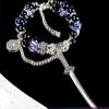 [Conjunto de cuatro piezas WuLiuQi] Pulsera de diseño DIY con diseño de animación secundaria Yuan Yan, regalo periférico para cumpleaños, novia y pareja