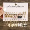 Aretes Estilo Nuevo Transfronterizo Set de Aretes de Alta Gama Corazón de Amor Mariposa Temperamento Versátil Set de Aretes Set de 10 Piezas Mayoreo