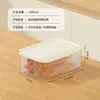 Caja de Almacenamiento de Alimentos Conservación de Verduras Capa Congelador Carne Congelada Refrigerador Almacenamiento de Alimentos Compartimento para Frutas Caja de Almacenamiento Apta para Microondas