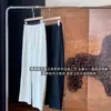 Pantalones casuales de pierna recta, ajuste slim, versátiles, con cintura elástica y cordón, cálidos, amigables con la piel, mezcla de seda y cachemira Hall of Fame para mujer