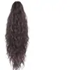 Peluca de Onda de Agua Cola de Caballo para Mujer, Cabello Rizado de Lana, Trenzas de Maíz, Pinza de Garra Cola de Caballo Alta, Accesorio de Cabello Realista de Trenzas Rizadas Latinoamericanas