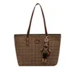 Bolso Tote de Gran Capacidad para Mujer Nuevo Otoño 2023 Estilo Occidental Pied de Poule Bolso de Hombro Bolso de Axila de Alta Calidad Moda