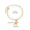 Pulsera de Sol Cruz de Acero Inoxidable Chapado en Oro Colgante de Sol Espiral Cadena Empalmada Joyería de Mano Retro de Nicho para Mujer Al por Mayor