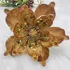 Cabeças de Flores de Natal Atacado Decorações de Feriado Loja de Família Atmosfera Enfeites Múltiplas Cores Casamento Cabeças de Flores de Natal
