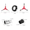Herramientas de Reparación de Bicicletas Transfronterizas, Juego Completo de Herramientas, Herramientas de Mantenimiento de Bicicletas, Llave de Desmontaje de Bicicletas
