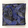 Terno Formal Calças com Bolso de Aba Quadrado Poliéster Masculino Pequeno Lenço Quadrado Vestido de Casamento Lenço de Peito Lenço Listrado Bolinhas Caju Atacado