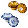 Tazón especial grueso de melamina imitación porcelana para restaurante de fideos de res, tazón de plástico para sopa de fideos, Malatang, vajilla comercial para hotel al por mayor