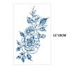 Herbal Gradient Jellyfish Planet Feather Snake Grande Padrão Geisha Lentamente Colorir Novo Produto Simulação Transferência de Água Tatuagem Adesivo