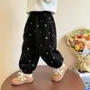26 Nuevo Estilo Unisex Niños Pantalones Deportivos Casuales Forrados de Polar Estrella Otoño Invierno Nuevo Estilo Niños Bebé Cálidos Los Más Vendidos Ropa Infantil de Comercio Exterior
