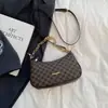 Bolsa de Ombro Corrente Nova Tendência Inverno 2025 para Mulheres, Estilo Coreano Ins Moda Personalidade Casual Estampada Bolsa Transversal
