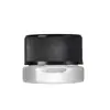 Atacado transfronteiriço 5g/9g tampa de pressão de cerâmica preta e branca creme para os olhos frasco de cânhamo selado à prova de luz, pote de vidro com tampa de pressão à prova de crianças