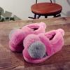 [70% de descuento] lindas pantuflas de algodón de dibujos animados para niños, bolsa para niños para el hogar, interior, invierno, hogar, más felpa para mantener el calor