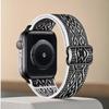 Adecuado para Correa de Apple Watch iwatch10 Correa Trenzada de Nailon Elástico Ajustable de Anillo Único Adecuado para Apple Watch