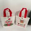 Sacola de Presente de Natal Caixa de Presente de Maçã Infantil Embalagem de Véspera de Natal Sacola de Presente Papai Noel Natal Lona Criativo