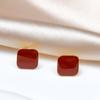 Dulces y Lindos Clips para Orejas Triangulares con Corazón de Durazno y Perla en Forma de Corazón, Simples, Lujo Ligero, Versátiles, No se Necesita Perforación, Aretes Frescos y a la Moda