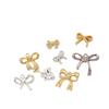 [ouro] liga arco novo nicho diy pingente de jóias de orelha colar pulseira frisada material