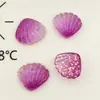 Concha de purpurina oceánica de dibujos animados, lentejuelas translúcidas, accesorios de resina, pegamento de crema DIY para funda de teléfono, material para caja de papelería
