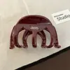 Pinza de acetato estilo coreano 2026 modelo nuevo para el pelo, elegante y exquisita, pinza de tiburón grande para cabello grueso