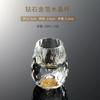 Vaso de vino blanco Jinshan con lámina de oro, vaso de cristal, separador de licores, vaso tipo bala para el hogar, olla Jinshan con lámina de oro, juego en caja de regalo
