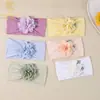 Acessórios de cabelo infantis estilo europeu e americano, tiaras finas florais de verão, confortáveis e macias, projetadas para proteger a moleira, tiaras largas para bebês e crianças pequenas