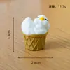 Micro Paisaje Creativo Lindas Figuras de Helado Accesorios de Decoración DIY Escritorio Coche Mini Adornos