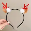 Diadema de Cabeza de Ciervo Linda Transfronteriza Europea y Americana para Mujer 2026 Nuevo Estilo Gorro de Oso Diadema de Astas Accesorios para el Cabello de Navidad