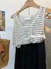 ¡Salvador de verano! Chaleco Transpirable Cómodo para Mujer Apilado Ajustado Sin Mangas Top Versátil
